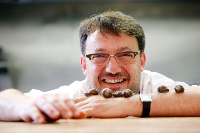 Fred Berkmiller, Chef Proprietor l’escargot bleu, l’escargot blanc & Bar à Vin, Edinburgh